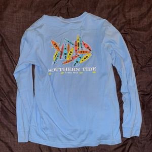 Southern Tide Paddle Boat Long Sleeve Tee